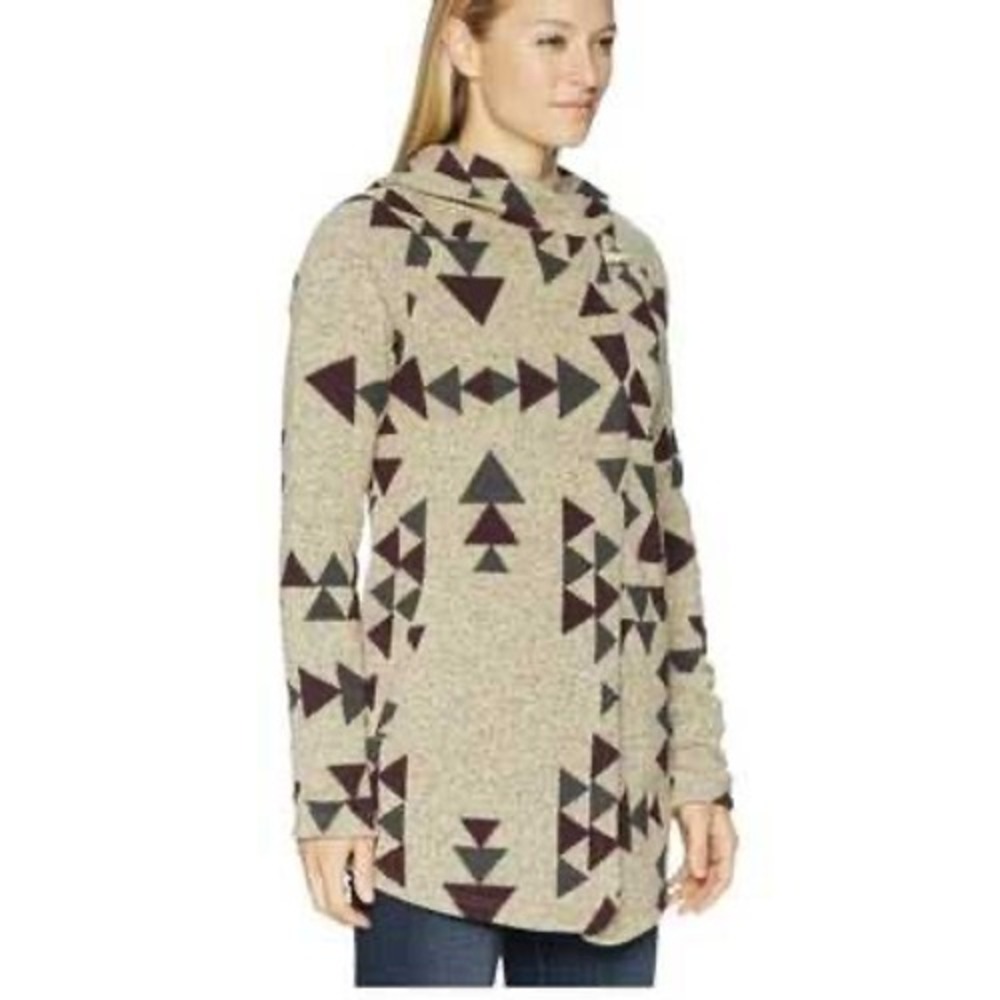 The North Face Women's Crescent Wrap Fleece Cardigan Coat Size L‎